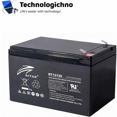 Ritar Оловна батерия RITAR RT12120 12V/12Ah терминал2 (RITAR-RT12120)