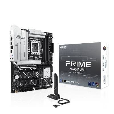 Дънна платка ASUS PRIME Z890-P WIFI (Intel 1851, 4xDDR5, 4xM. 2, 2.5Gb LAN, Wi-Fi 7, HDMI, DP, Thunderbolt 4) ATX (70983)