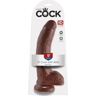 Pipedream King Cock 9" Cock Brown