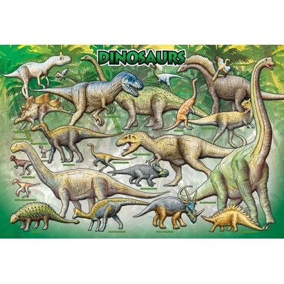 Eurographics Dinosauři 100 dielov
