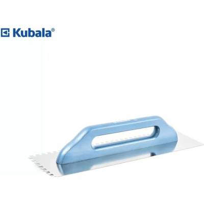 KUBALA 0411 Hladítko nerez, zub 10 mm, 480 x 130 mm, dřevěná rukojeť M