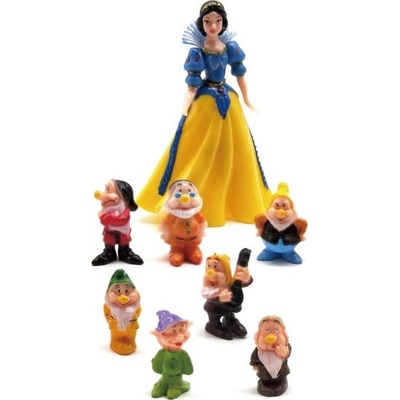 Cakesicq Figurka na dort Sněhurka a sedm trpaslíků