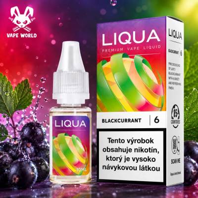 Liqua Blackcurrant 10 ml 3 mg