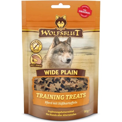 Wolfsblut Training Treats Wide Plain kůň 70 g