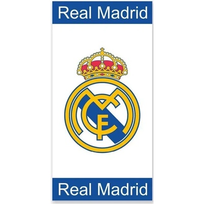 Real Madrid FC osuška Real Madrid Classic biela 70 x 140 cm