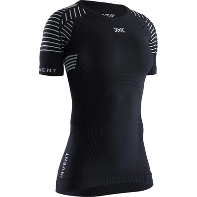 X-Bionic Дамско синтетично термобельо X-Bionic Women's Invent 4.0 LT Shirt S/S T-shirt - Opal Black / Arctic White (114-3172-0212)