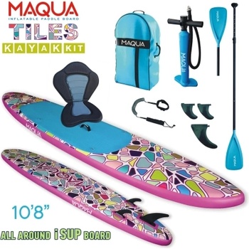Maqua Надуваем стендъп падъл борд Maqua Tiles Kayak Kit 10'8 (SUP00012)