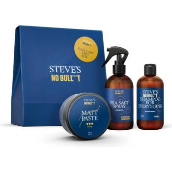 Steve's No Bull***t Hair Care Trio Box подаръчен комплект За коса за мъже