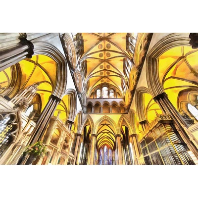 DIMEX ART Флизелинов фототапет цветна живопис 375 x 250 см