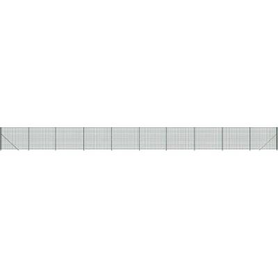 zahrada-XL Drátěný plot s přírubami zelený 1,4 x 25 m