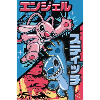 Plagát, Obraz - Stitch - Japanese Combo, 61 × 91.5 cm