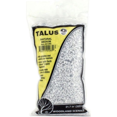 Woodland Scenics štěrk Talus bílý střední C1283 – Zboží Dáma