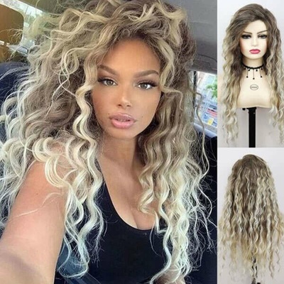Deminas Kvalitná parochňa Ombre, platinová blond