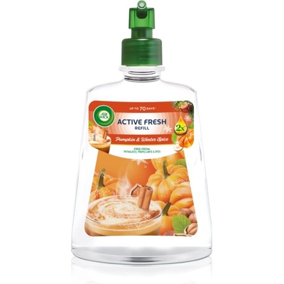 Air Wick Active Fresh Pumpkin & Winter Spice ароматизатор за въздух пълнител 228ml