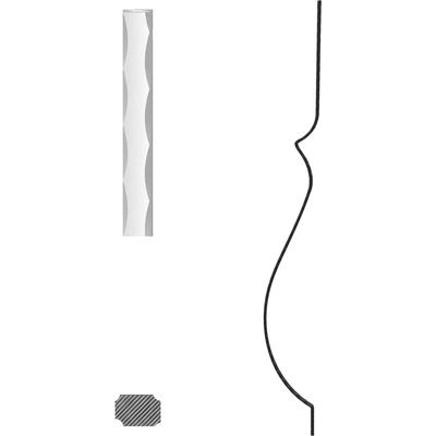 Tyč 30 x 5 x 1000 mm