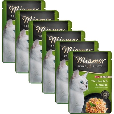 Miamor Filet tuniak a zelenina 6 x 100 g