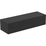 Ideal Standard Atelier Conca стенен долен шкаф, тъмен дъб, 2 чекмеджета с плот 160 см (T4315Y4)