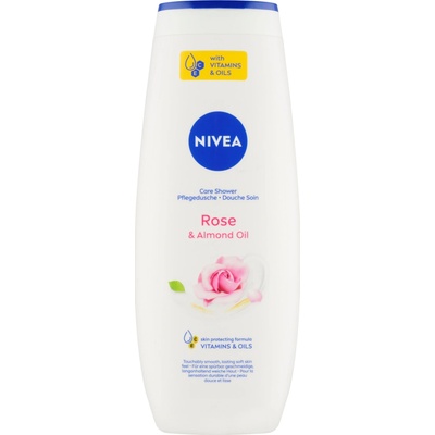 Nivea Rose & Almond Oil sprchový gel 500 ml