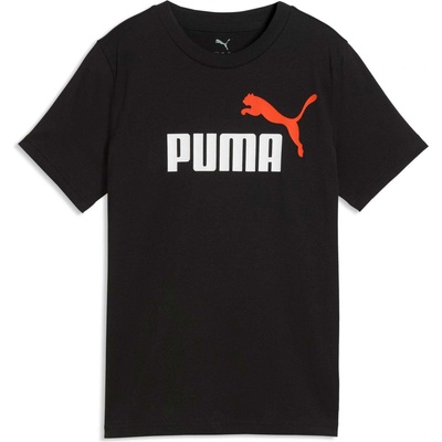 Puma ESSENTIALS 2 COLOR N0.1 LOGO TEE B Černá,Bílá,Červená – Hledejceny.cz