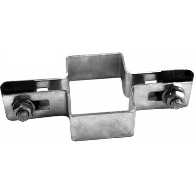 PILECKÝ Příchytka plotového panelu PILOFOR pro sloupek PILODEL pozinkovaná průběžná 60 x 40 mm