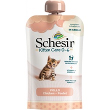 Schesir Cat Kitten kuře v krému 150 g