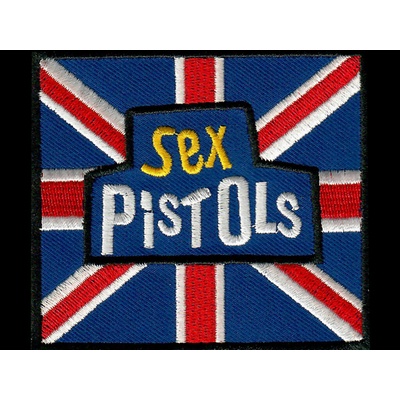 Nášivka SEX PISTOLS Brit flag vyšívaná zažehlovací