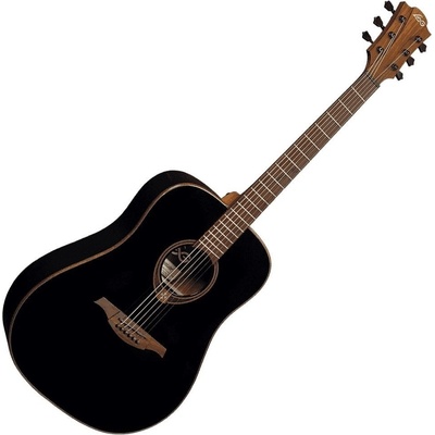 LÂG GUITARS Tramontane 118 T118D Black Акустична китара