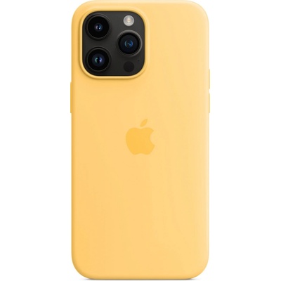 Apple iPhone 14 Pro Max Silikonový kryt s MagSafe slunečně žlutý MPU03ZM/A – Zboží Živě