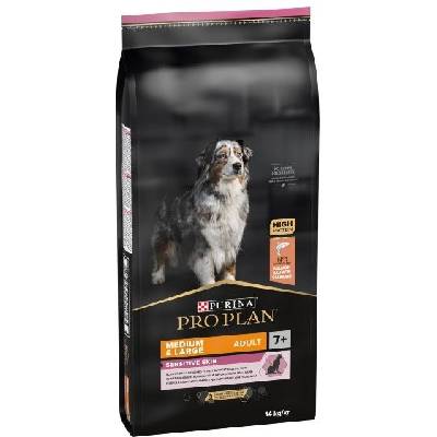 Purina Pro Plan Medium & Large Adult 7+ Sensitive Skin losos 14 kg