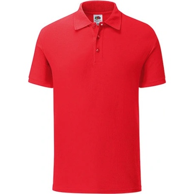 Fruit of the Loom pánska polokošeľa red