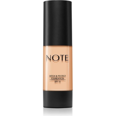 Note Cosmetique Detox and Protect Foundation tekutý make-up s matným finišom 01 Beige 30 ml