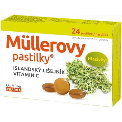 Dr Müller islandský lišajník Vitamín C 24 pastiliek