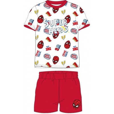 E plus M chlapčenské pyžamo Spiderman červené