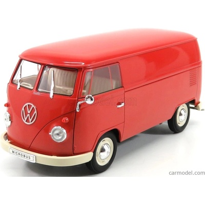 Welly Volkswagen T1 Van 1963 Red 1:18