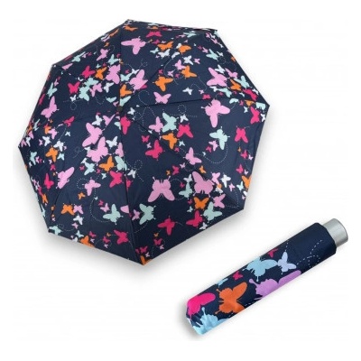 Doppler Mini Light Butterfly dámsky skladací dáždnik vícebarevný