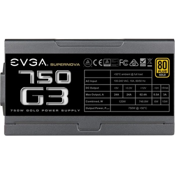 EVGA SuperNOVA 750 G3 80 Plus 750W Gold (220-G3-0750)