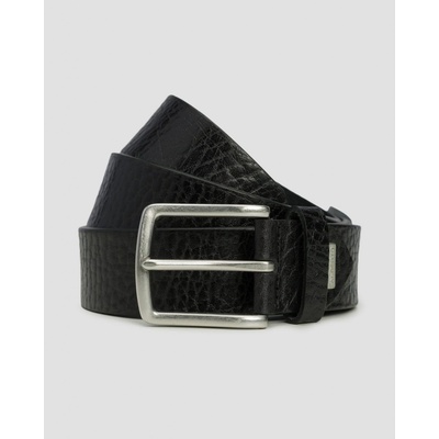 Alberto pánský kožený opasek Leather Belt černý