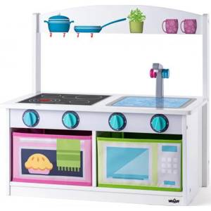Woodyland Дървена кухня и пейка 2 в 1 Woodyland (90258) - baby
