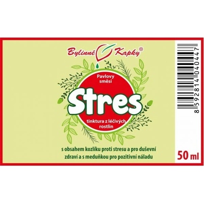 Bylinné kapky Stres bylinné kvapky tinktúra 50 ml