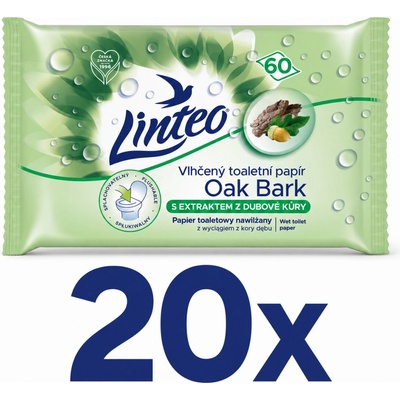 Linteo Satin vlhčený s dubovou kůrou 20 x 60 ks
