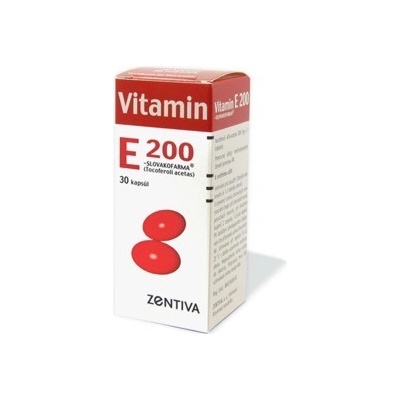 Vitamin E 200-Zentiva cps.mol.30 x 200 mg