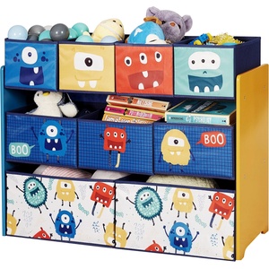 Ginger Home Органайзер-етажерка за играчки и книжки Ginger Home - Monster, С 9 кутии (TF6061) - kindermarket