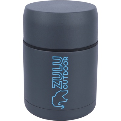 Zulu Termoska na jedlo Foodie700 ml sivá modrá