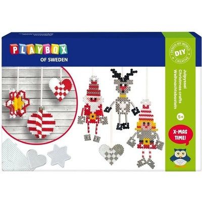PLAYBOX Zažehľovacie korálky - set 4000 ks - Vianočné ozdoby