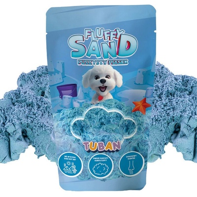 TUBAN Fluffy písek 90g Modrý