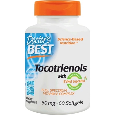 Doctor's Best BEST Tocotrienols / Vitamin E Complex 50 mg [60 Гел капсули]