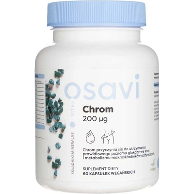 Osavi Chromium Chrom 200 mcg 60 rostlinných kapsúl