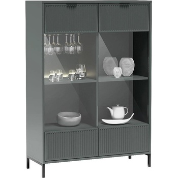 Витрина LinkaStyle LS-8 каменно зелено