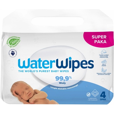WaterWipes OBRUSKY VLHCENE 4 x 60 ks