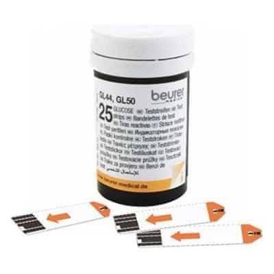 Beurer 464.14 GL 44 a GL 50 sada testovacích prúžkov 2 x 25 ks